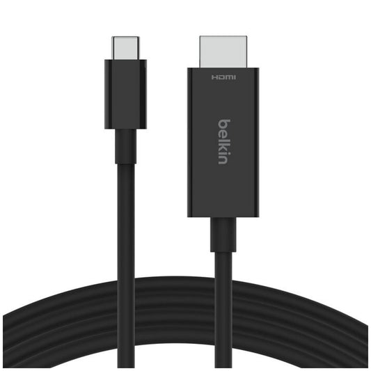Belkin Connect USB-C To HDMI Cable 2M Black AVC012BT2MBK - High-Speed 4K Video & Audio Transfer