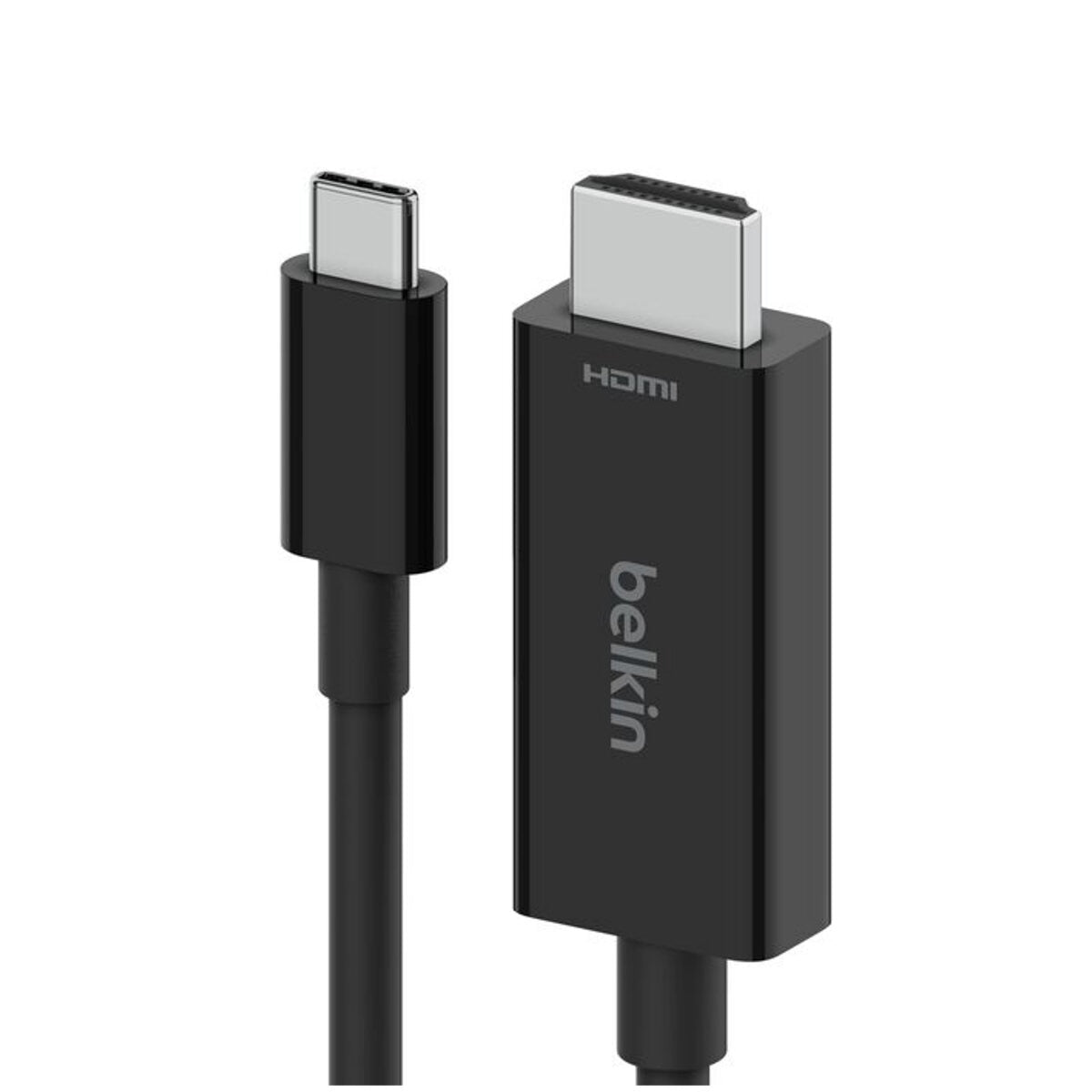Belkin Connect USB-C To HDMI Cable 2M Black AVC012BT2MBK - High-Speed 4K Video & Audio Transfer