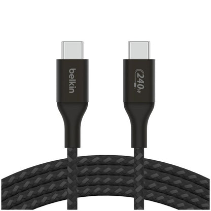 Belkin BoostCharge USB-C Cable 2M Black - CAB015BT2MBK, Fast Charging & Durable