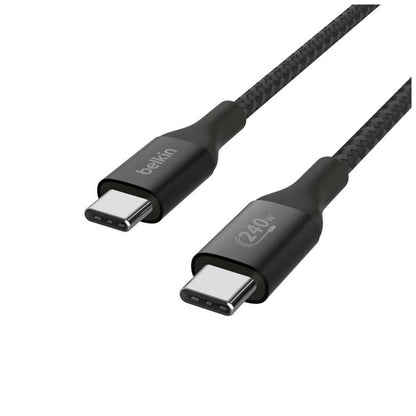 Belkin BoostCharge USB-C Cable 2M Black - CAB015BT2MBK, Fast Charging & Durable