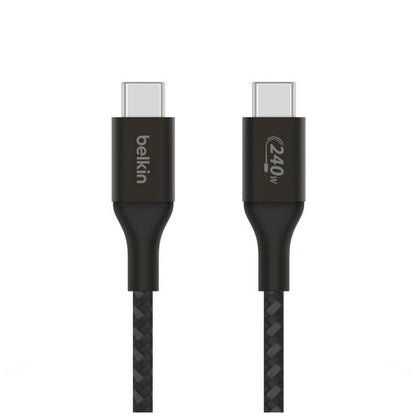 Belkin BoostCharge USB-C Cable 2M Black - CAB015BT2MBK, Fast Charging & Durable
