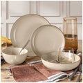 over&back Options Dinnerware 16 Piece Set Sage, Stoneware, Microwave & Dishwasher Safe, Trendy Design, 2 Color Options - SuperSaverAU - view 1