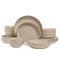 over&back Options Dinnerware 16 Piece Set Sage, Stoneware, Microwave & Dishwasher Safe, Trendy Design, 2 Color Options - SuperSaverAU - view 2