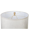 Cafe Lighting and Living Evie Standing Lamp Gold Drum Shade Mercury Glass Baubles — image 4