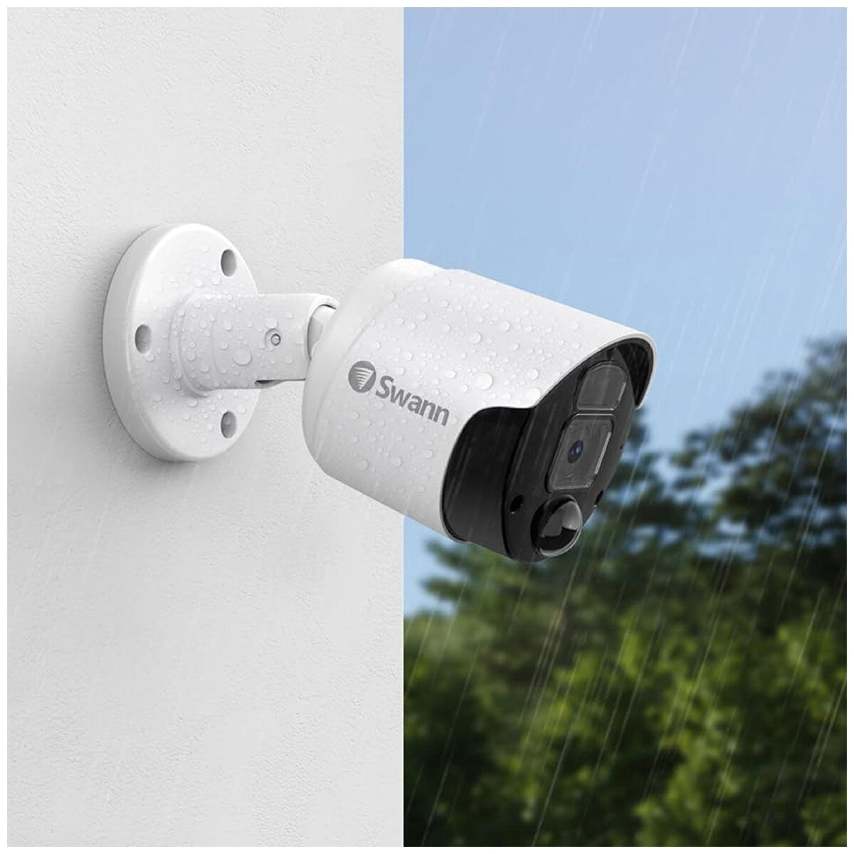 Swann NVR 8 Cameras Security 4K Monitoring 2TB 5MP SWNVK-876808-AU - Colour Night Vision, Motion Detection, Smartphone Integration