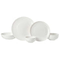 Mikasa Kyler 20 Piece Dinnerware Set | Chip Resistant Bone China | Embossed Ridge Pattern | Microwave & Dishwasher Safe - SuperSaverAU - view 2