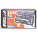 Supatool Socket Set - 16 Piece - Carbon Steel - DIY Use - SuperSaverAU - view 2