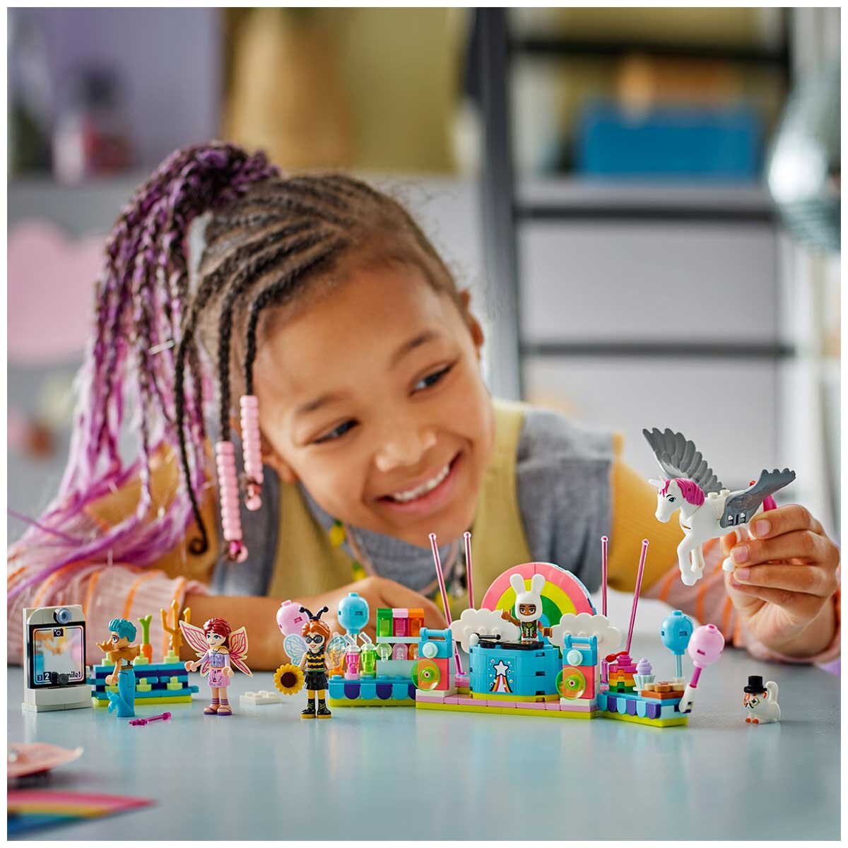 LEGO Friends Costume Party Unicorn Fairy 42661 Building Kit with 4 Minidolls & Party Accessories - SuperSaverAU - view 4