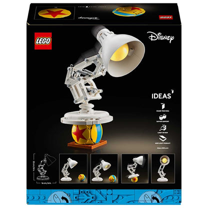 LEGO Ideas Disney Pixar Luxo Jr. 21357 Building Set for Adults | Fully Articulated Display Model with Disney Pixar Ball & Easter Eggs