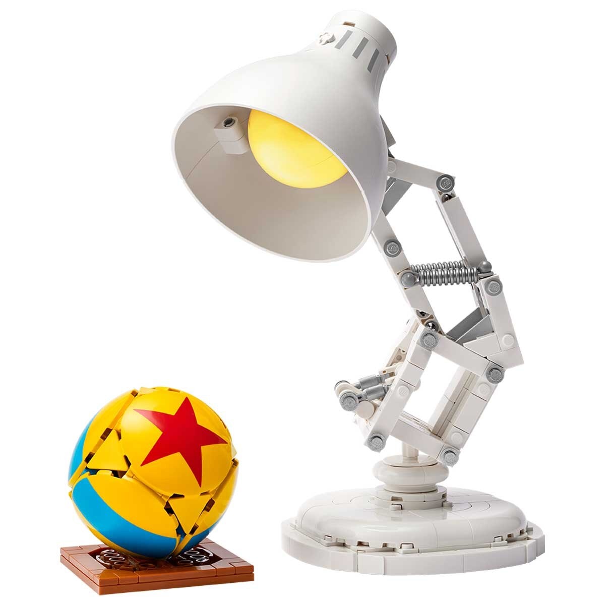 LEGO Ideas Disney Pixar Luxo Jr. 21357 Building Set for Adults | Fully Articulated Display Model with Disney Pixar Ball & Easter Eggs