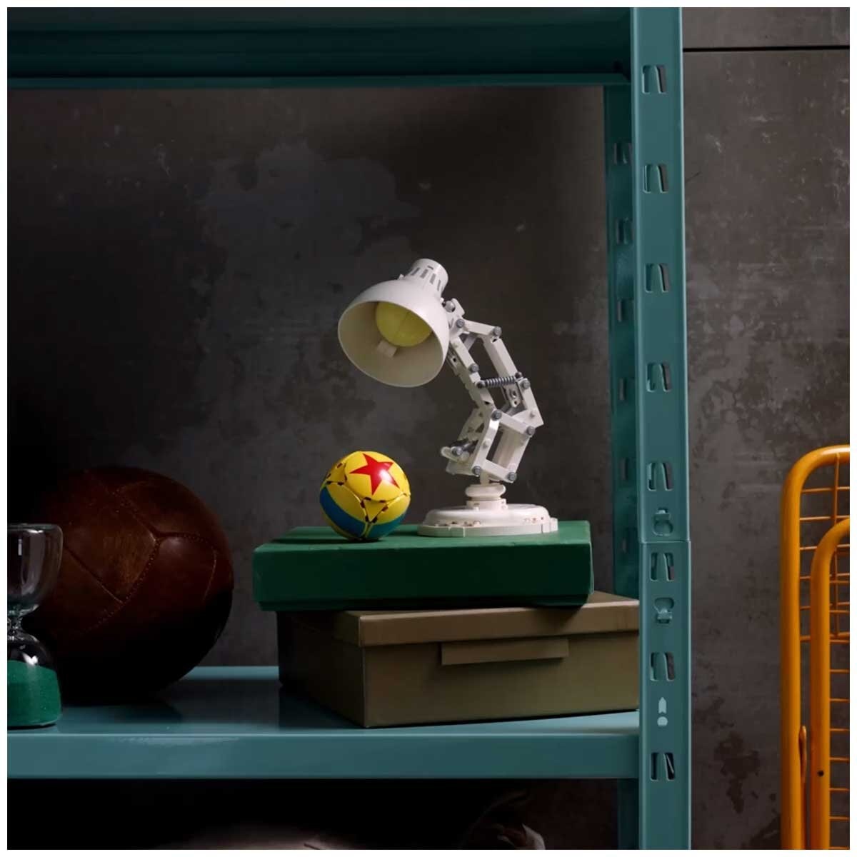 LEGO Ideas Disney Pixar Luxo Jr. 21357 Building Set for Adults | Fully Articulated Display Model with Disney Pixar Ball & Easter Eggs