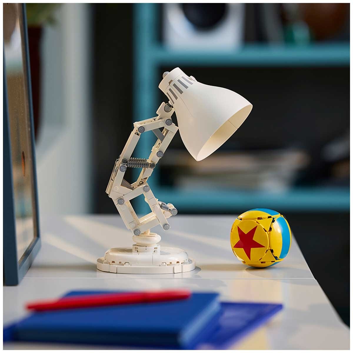 LEGO Ideas Disney Pixar Luxo Jr. 21357 Building Set for Adults | Fully Articulated Display Model with Disney Pixar Ball & Easter Eggs