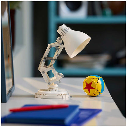LEGO Ideas Disney Pixar Luxo Jr. 21357 Building Set for Adults | Fully Articulated Display Model with Disney Pixar Ball & Easter Eggs