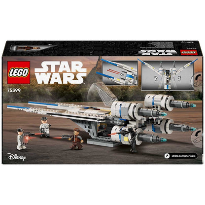 LEGO Star Wars Rebel U-Wing Starfighter 75399 Cassian Andor K-2SO Season 2 Scenes Buildable Model Kit 3 Minifigures & Accessories