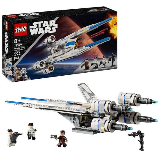 LEGO Star Wars Rebel U-Wing Starfighter 75399 Cassian Andor K-2SO Season 2 Scenes Buildable Model Kit 3 Minifigures & Accessories