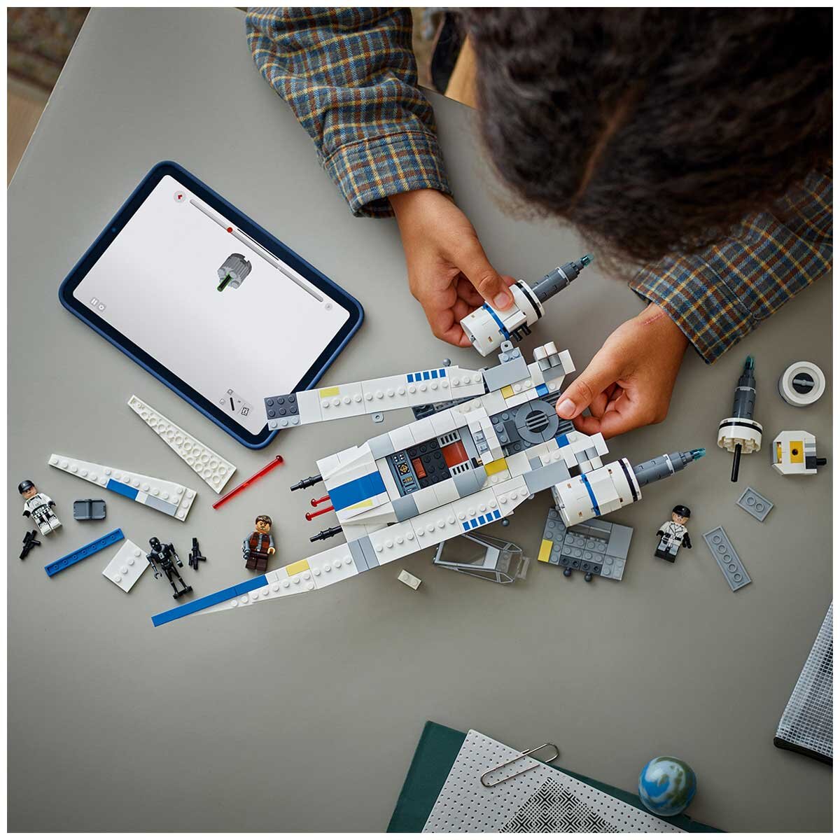 LEGO Star Wars Rebel U-Wing Starfighter 75399 Cassian Andor K-2SO Season 2 Scenes Buildable Model Kit 3 Minifigures & Accessories