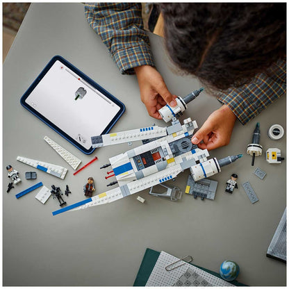 LEGO Star Wars Rebel U-Wing Starfighter 75399 Cassian Andor K-2SO Season 2 Scenes Buildable Model Kit 3 Minifigures & Accessories