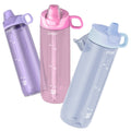 Pogo Tritan Water Bottle 946 ml x 3 Pack Pink Purple Blue - Leakproof, BPA-Free, Dishwasher Safe - SuperSaverAU - view 4