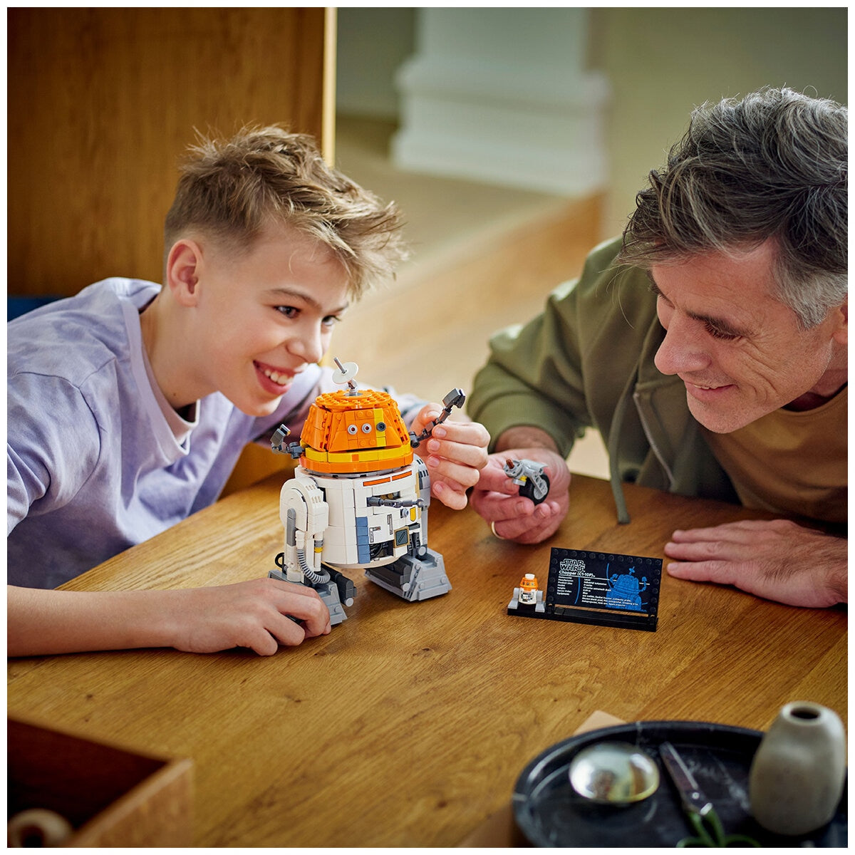 LEGO Star Wars Ahsoka Chopper (C1-10P) 75416 Buildable Toy Model Kit - Remote Head Movements, Poseable Arms & Legs, Detachable Parts - SuperSaverAU - view 5
