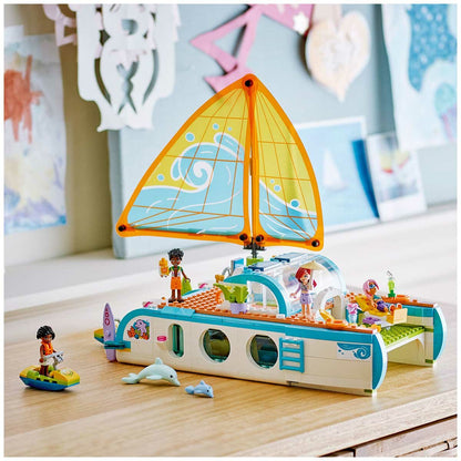 LEGO Friends Travel Boat Adventure 42664 with 4 Minidolls & Realistic Features