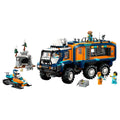 LEGO City Arctic Explorer Science Lab Truck 60471 with 6 Wheel Suspension, Rotating Rooftop Observatory, 5 Explorer Minifigures, 3 Arctic Wolf Figures, 1,064 Pieces - SuperSaverAU - view 2