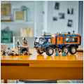 LEGO City Arctic Explorer Science Lab Truck 60471 with 6 Wheel Suspension, Rotating Rooftop Observatory, 5 Explorer Minifigures, 3 Arctic Wolf Figures, 1,064 Pieces - SuperSaverAU - view 3