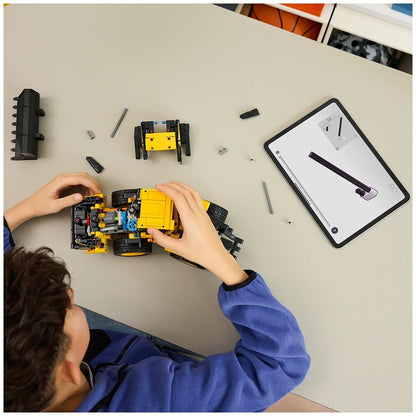 LEGO Technic Volvo L120 Electric Wheel Loader 42209 - Articulated Steering, Shovel Tilt, 3 Spinning Gears, Imaginative Play