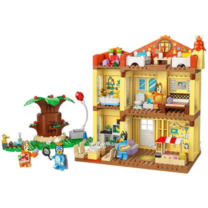 LEGO Bluey Bluey’s Family House Playset 11203 with 4 Minifigures & Modular Design