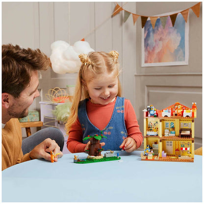 LEGO Bluey Bluey’s Family House Playset 11203 with 4 Minifigures & Modular Design