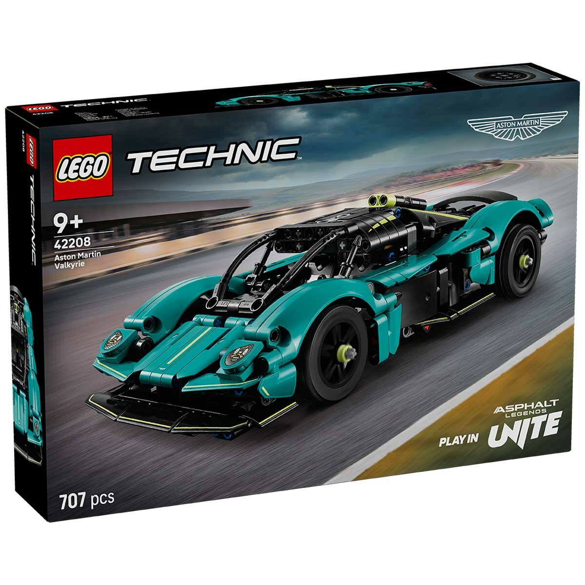 LEGO Technic Aston Martin Valkyrie 42208 Car Model Kit with Steering, V12 Engine, Gullwing Doors - Ideal Gift for Kids