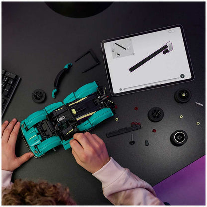 LEGO Technic Aston Martin Valkyrie 42208 Car Model Kit with Steering, V12 Engine, Gullwing Doors - Ideal Gift for Kids