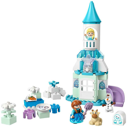 LEGO DUPLO Disney Anna and Elsa’s Frozen Castle Party 10455 Buildable Toddler Toy with Elsa, Anna, Olaf, and Baby Sven