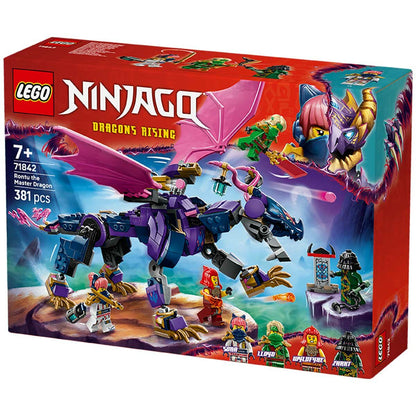 LEGO NINJAGO Rontu The Master Dragon 71842 Toy with 4 Minifigures, Dragon Toy with Posable Tail, Wings, and Stud Shooters