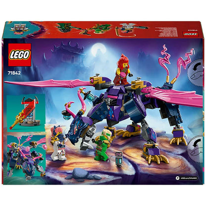LEGO NINJAGO Rontu The Master Dragon 71842 Toy with 4 Minifigures, Dragon Toy with Posable Tail, Wings, and Stud Shooters