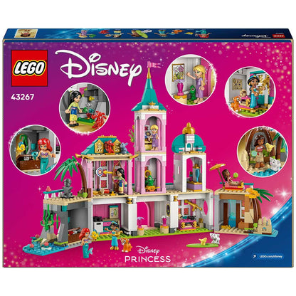 LEGO Disney Princess Castle And Royal Pets 43267 Building Playset with 5 Minidoll Characters and 5 Animal Characters