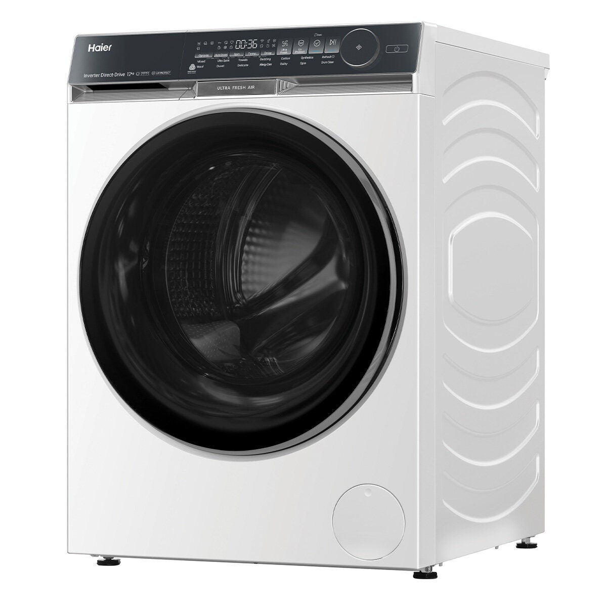 Haier 500 Series 12kg Front Loader - White, Ultra Fresh Air, UV Protect, 5 Star Energy - HWF12DW1