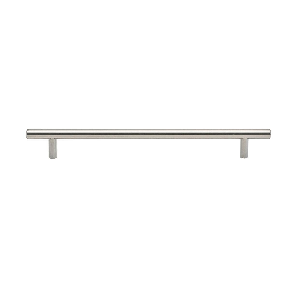 Lane Round Pull Handle - 224mm - Brushed Nickel - Steel - Easy Install - SuperSaverAU - view 1