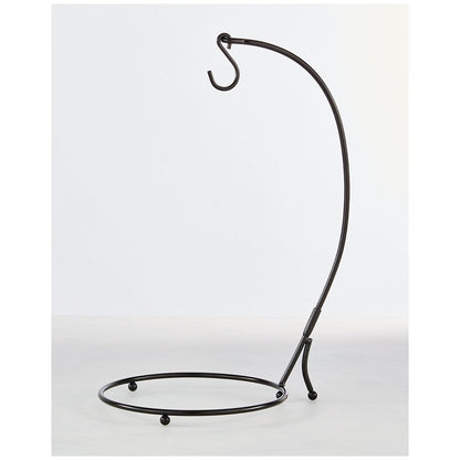 Gourmet Basics Mikasa Tully 2 Tier Basket with Banana Hook, 2 Fruit Storage Baskets, Black Finish, 32.6 x 30.2 x 44 cm