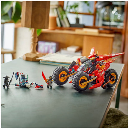 LEGO NINJAGO Ninja Combat Vehicle 71844 561-Piece Set with 6 Minifigures, Kai, Wyldfyre, Cole, Frak, 2 Villains, 24cm Long