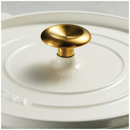 Tramontina Dutch Oven 2 Piece Marshmallow Set, Cast Iron, Porcelain Enamel, Self-Basting Lids, Stainless Steel Knob, 3.7L & 5.6L Sizes