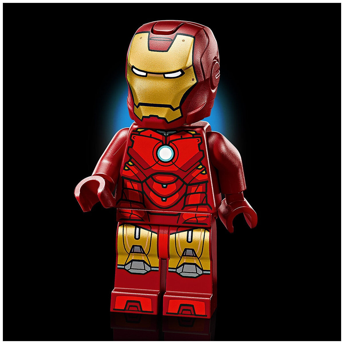 LEGO Marvel Iron Man MK4 Bust 76327 | Collectible Model with 436 Pieces, Adjustable Flaps, Shoulder Cannons, Rotating Head, and Iron Man Minifigure - SuperSaverAU - view 9