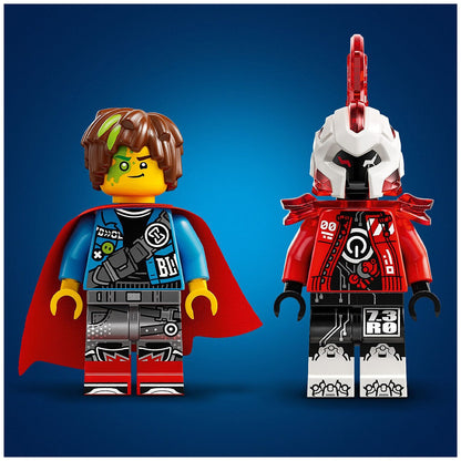 LEGO DREAMZzz Mateo's Fire Chameleon 71492 Building Set | 443 Pieces, Ages 7+ | Transformable Chameleon Toy with Blaster Turret, Jet, Mini Mech