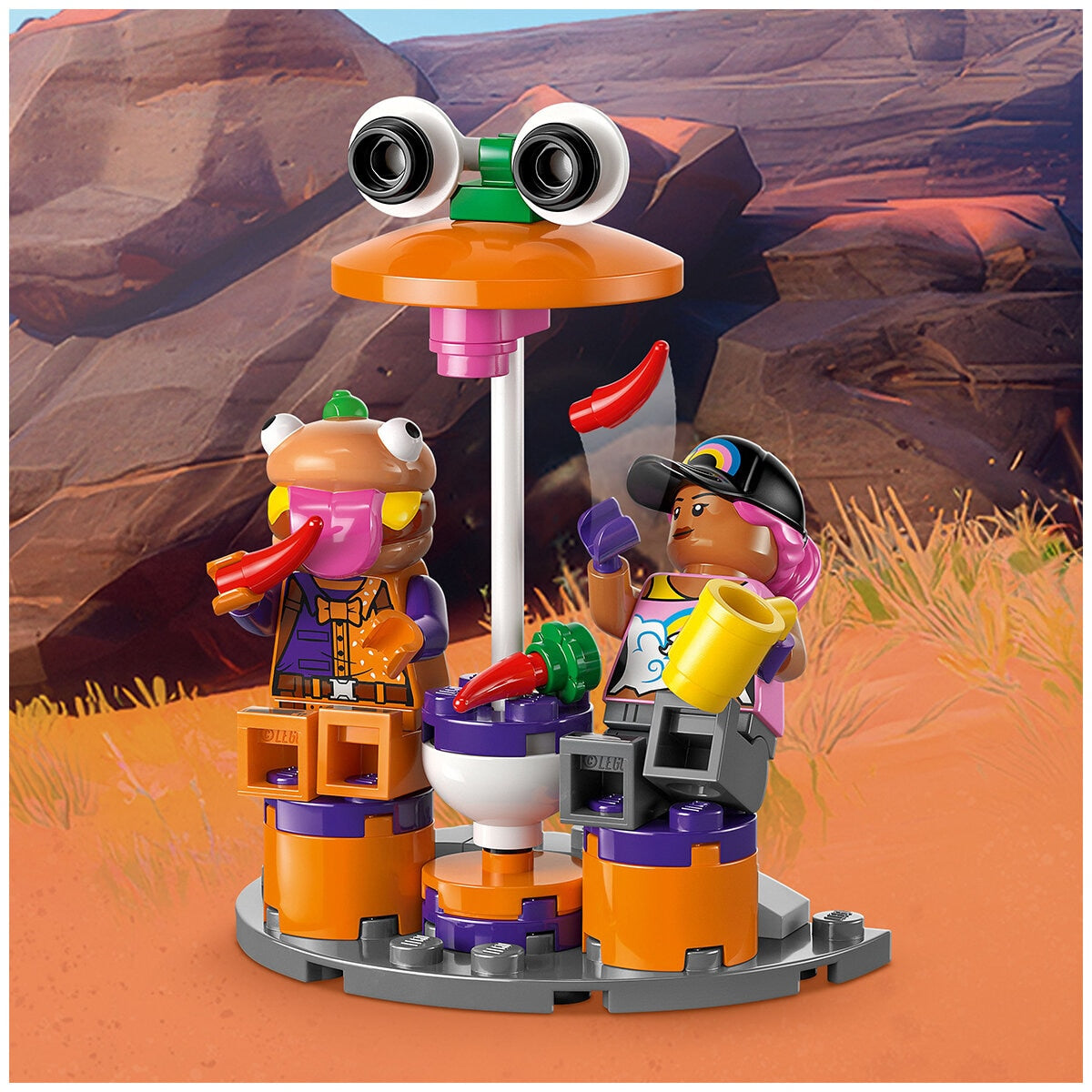 LEGO Fortnite Durrr Burger Restaurant 77076 Building Set with 546 Pieces, Modular Design, Customizable Features, and Exclusive Beef Boss Outfit - SuperSaverAU - view 9