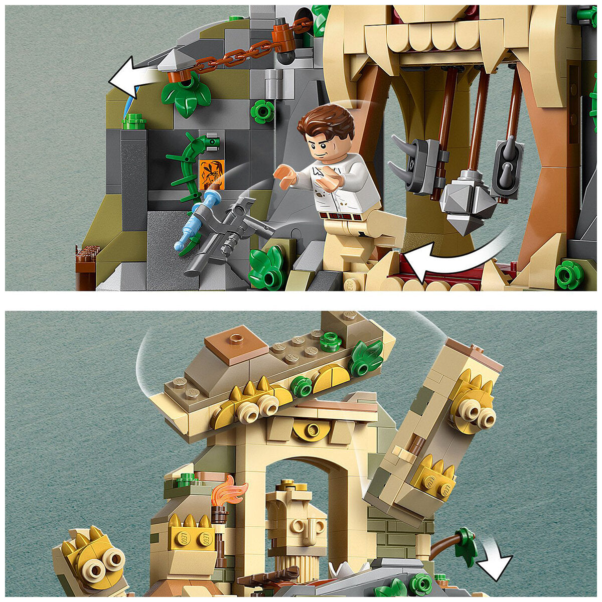 LEGO Jurassic World Spinosaurus And Quetzalcoatlus Air Mission 76976 Dinosaur Toy Set with 984 Pieces - SuperSaverAU - view 5