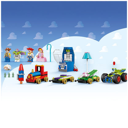 LEGO Disney Toy Story Celebration Train And RC Car 43264 - 206 Pieces, Ages 4+, 32 cm Long, Woody, Jessie, Bo Peep, Buzz Lightyear