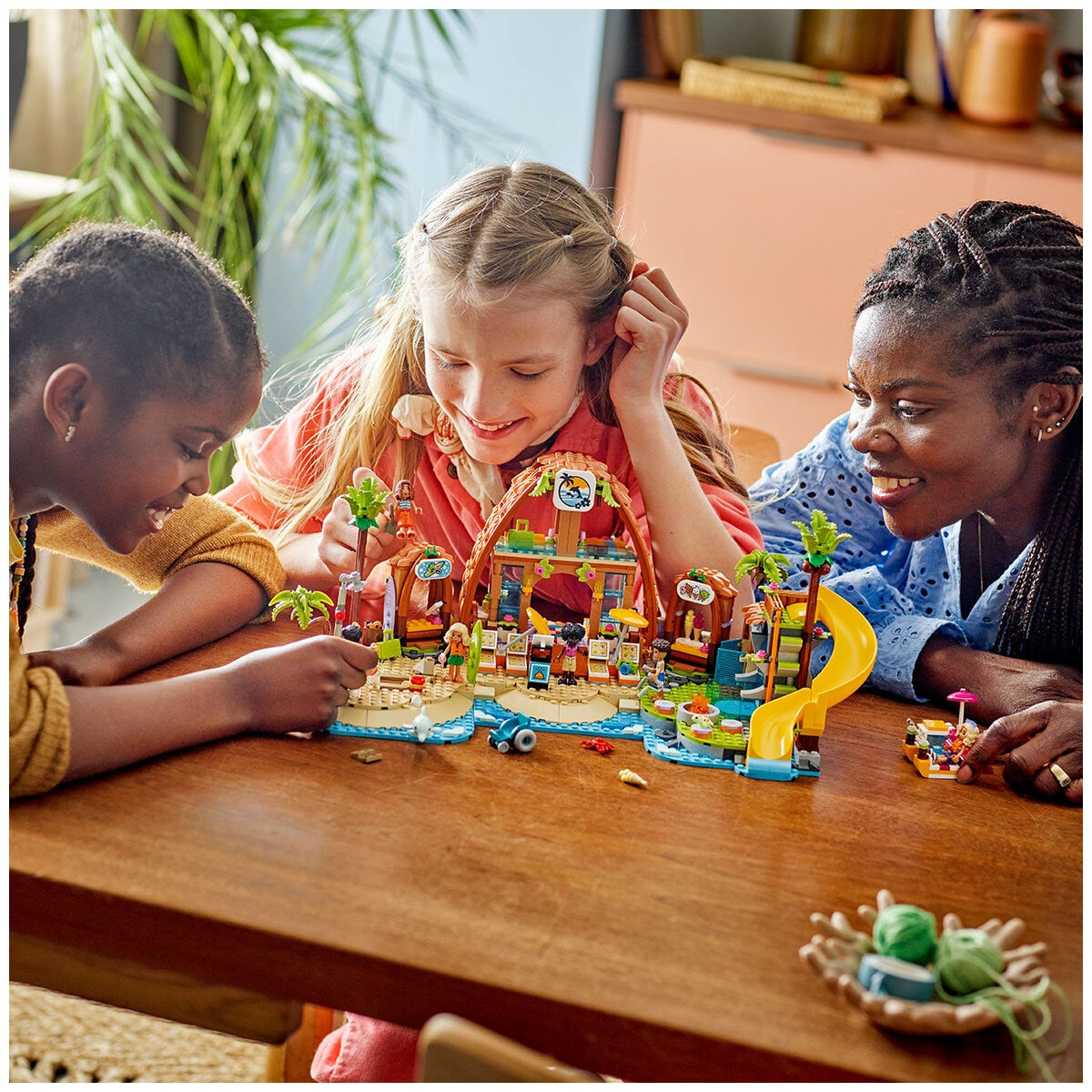 LEGO Friends Family Vacation Beach Resort 42673 | 1140 Pieces, Ages 8+ | Dolphin, Turtle, Water Sports, Ice Cream Stand, Slide, LEGO Builder App - SuperSaverAU - view 7
