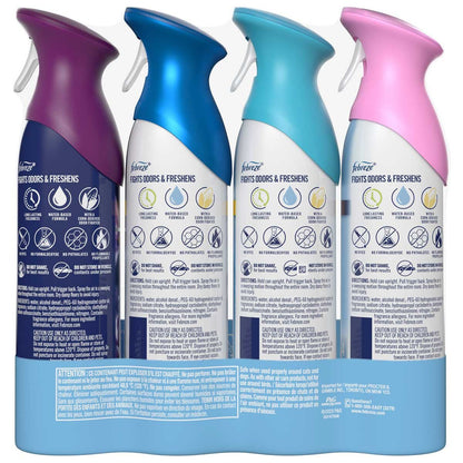 Febreze Air Pack 4 x 250g Mixed Packs Fresh