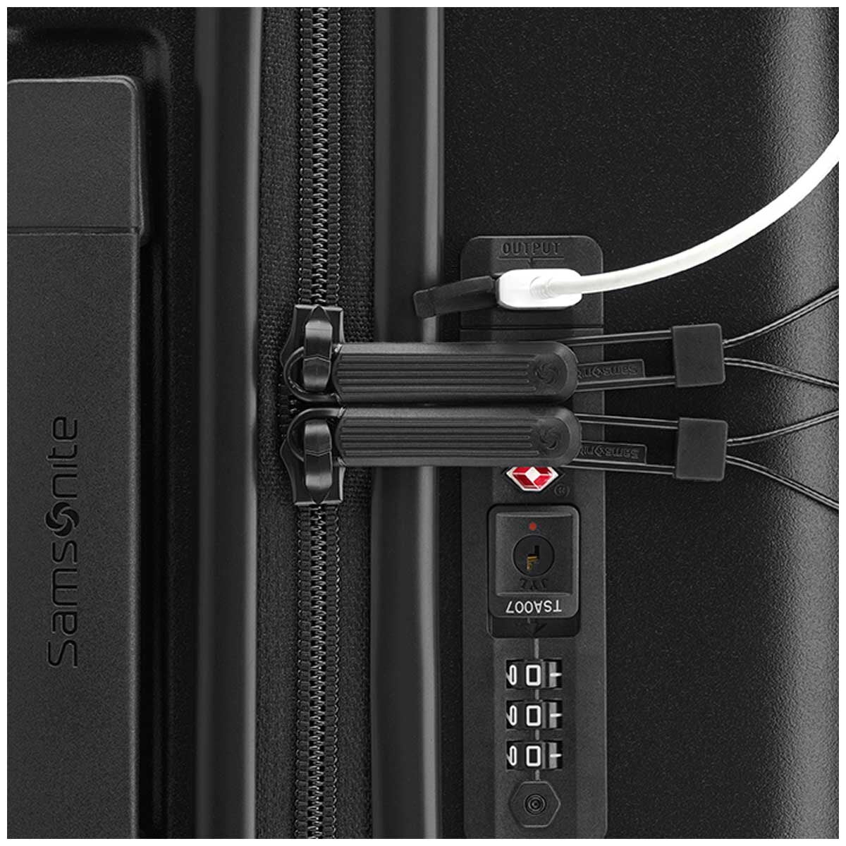 Samsonite Variate 2 Piece Luggage Set Black, Large & Carry On, TSA Lock, 10 Year Warranty - SuperSaverAU - view 10