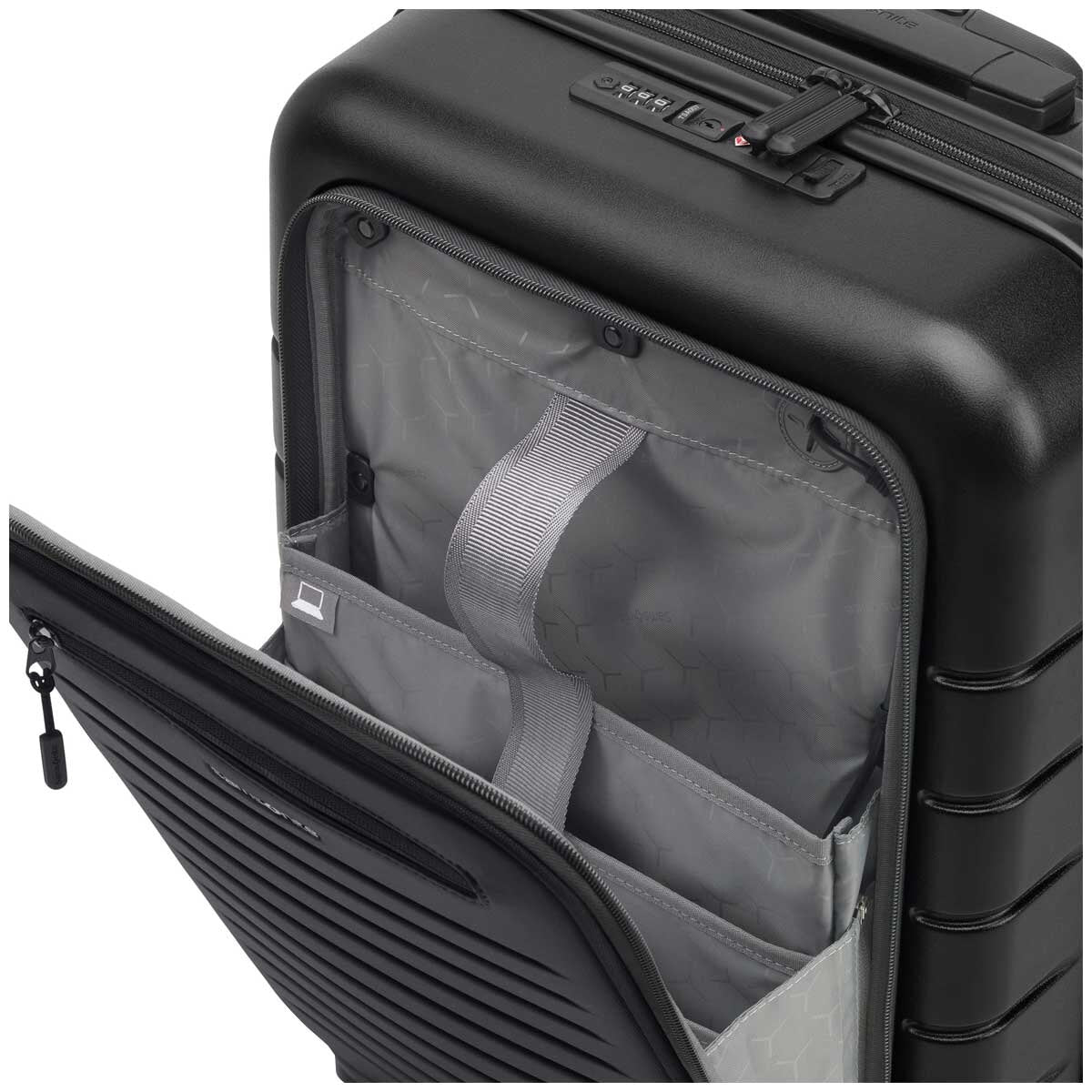 Samsonite Variate 2 Piece Luggage Set Black, Large & Carry On, TSA Lock, 10 Year Warranty - SuperSaverAU - view 8