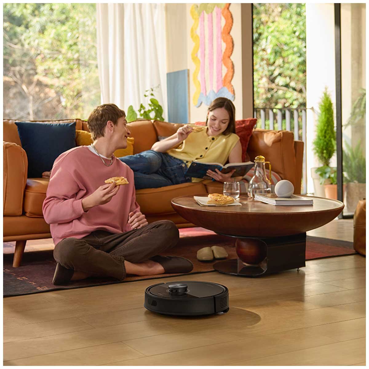 Roborock Q7T+ Vacuum Cleaner - 10,000 Pa HyperForce Suction, Dual Anti-Tangle Design, Auto-Empty Dust, Ideal for Hardwood, Tiles, Laminate, Vinyl, Carpet